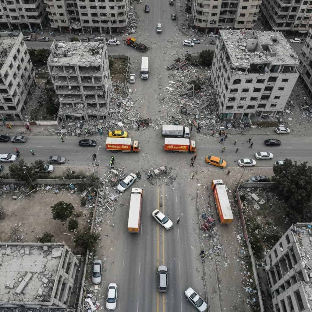 Trudności w dostarczaniu pomocy humanitarnej do Gazy