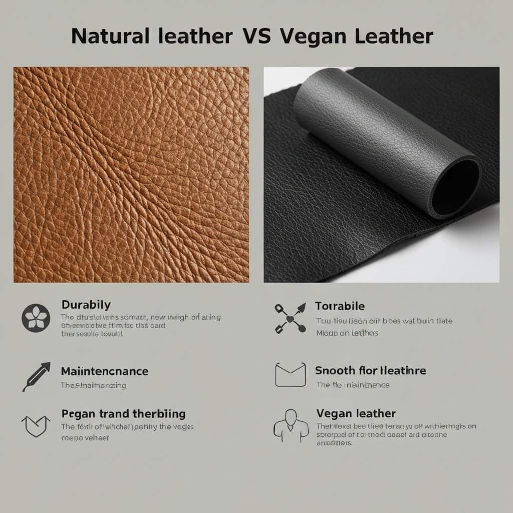 Skóra naturalna vs. skóra wegańska: Który materiał wybrać? Za i przeciw